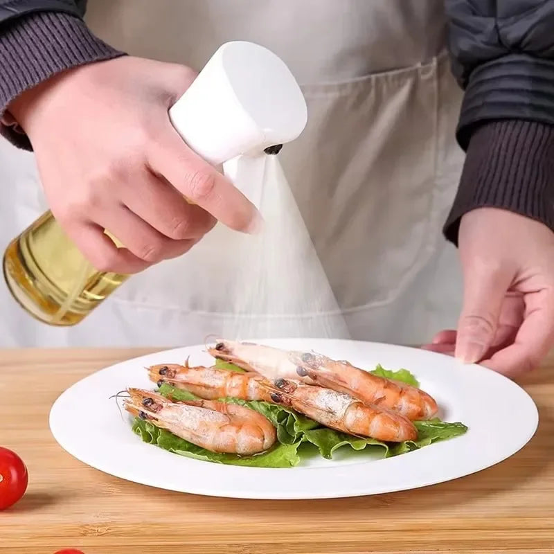 Elegant Oil Spray Dispenser – Refillable Kitchen Mist Bottle