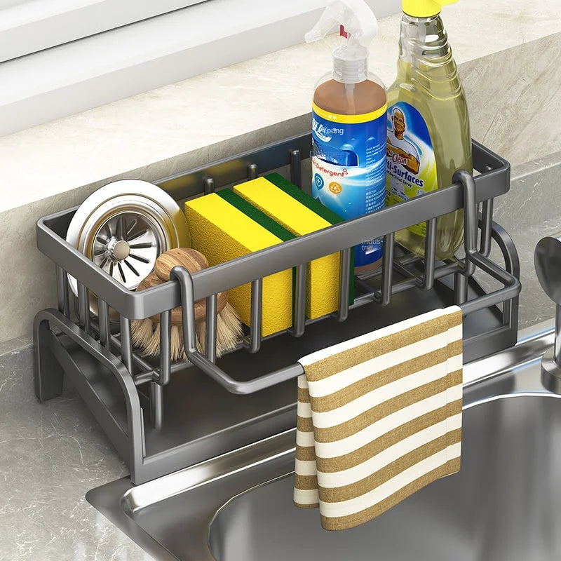 Multi-Purpose Sink Rack – Drain, Store, Organize Easily