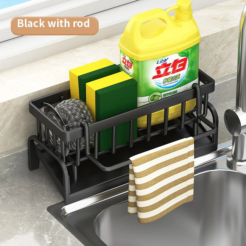 Multi-Purpose Sink Rack – Drain, Store, Organize Easily