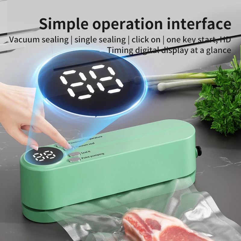 Portable USB Rechargeable Mini Vacuum Sealer with Bags