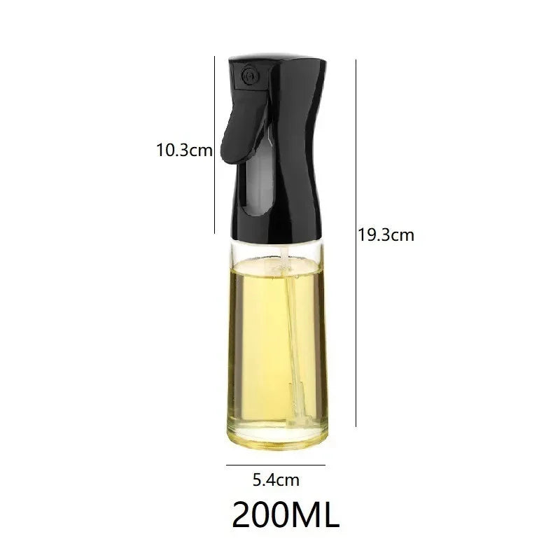 Elegant Oil Spray Dispenser – Refillable Kitchen Mist Bottle