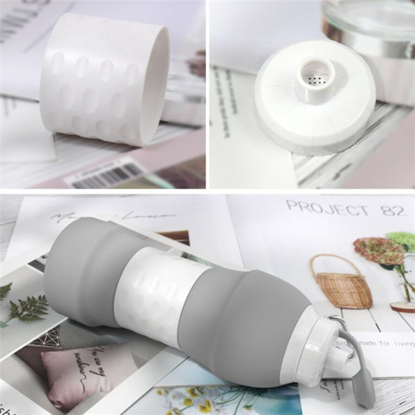 Compact and Durable Folding Water Bottle – 580ML