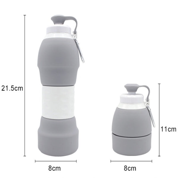 Compact and Durable Folding Water Bottle – 580ML