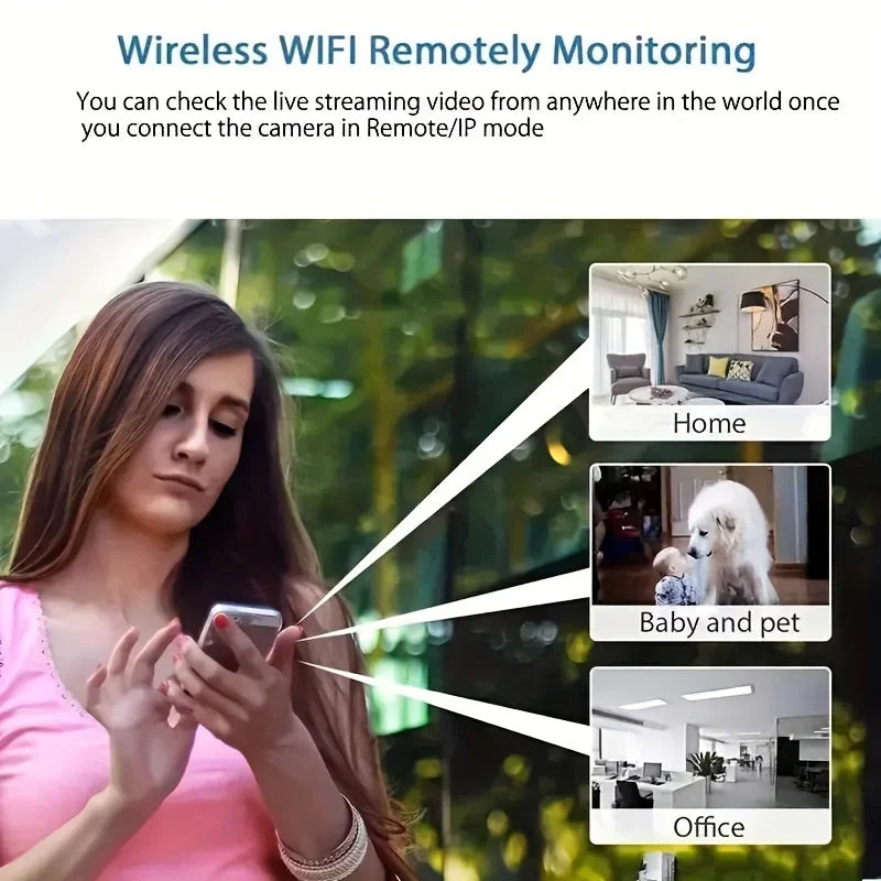 Mini WiFi HD Camera Baby Monitor Night Vision