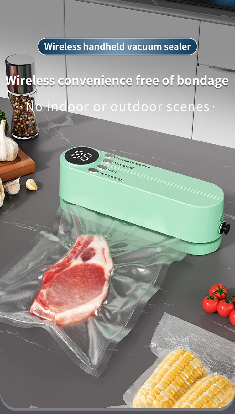 Portable USB Rechargeable Mini Vacuum Sealer with Bags