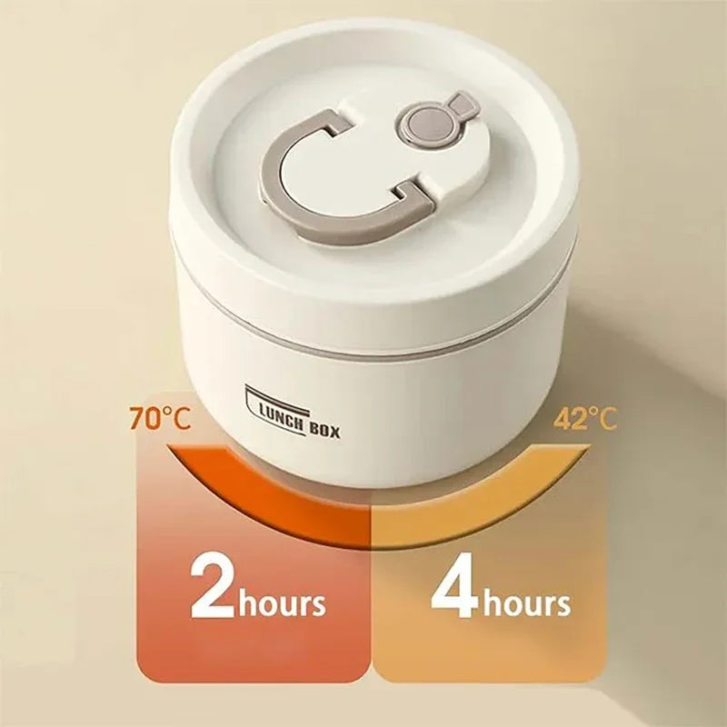 Portable Insulated Stackable Thermal Lunch Box Set