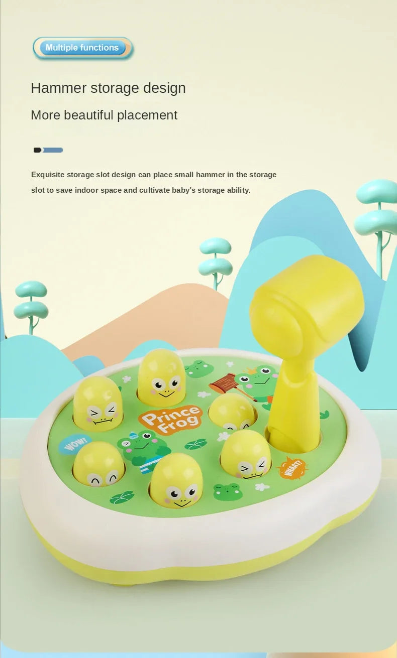 Montessori Knock Game – Cartoon Animal Whac-A-Mole