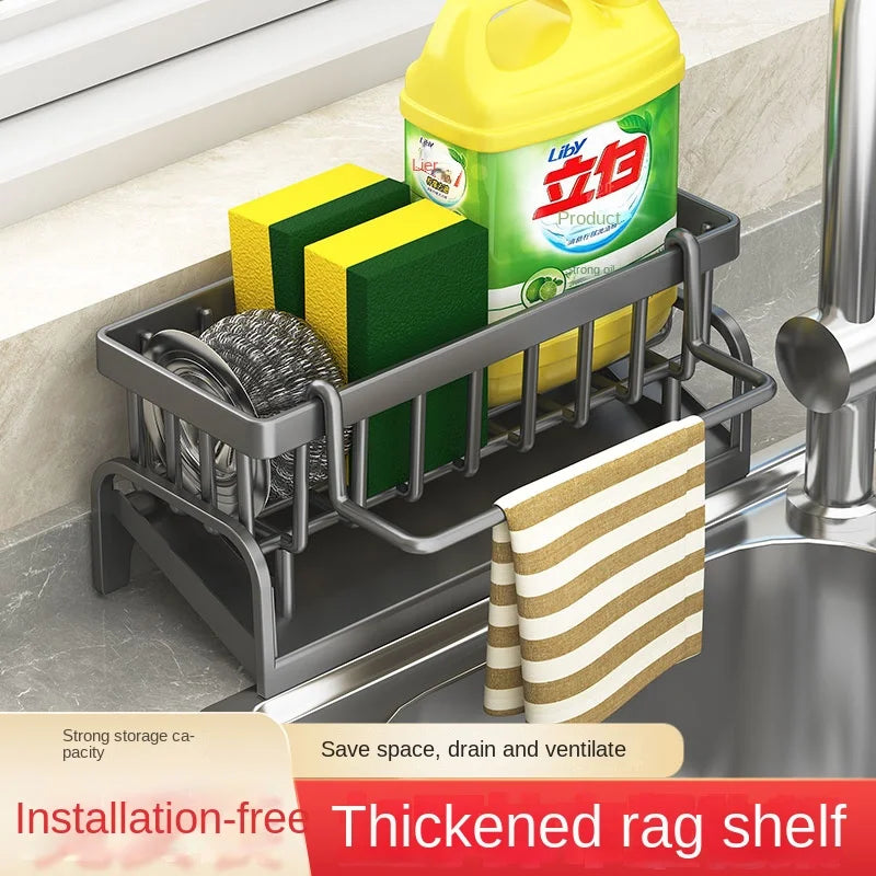 Multi-Purpose Sink Rack – Drain, Store, Organize Easily