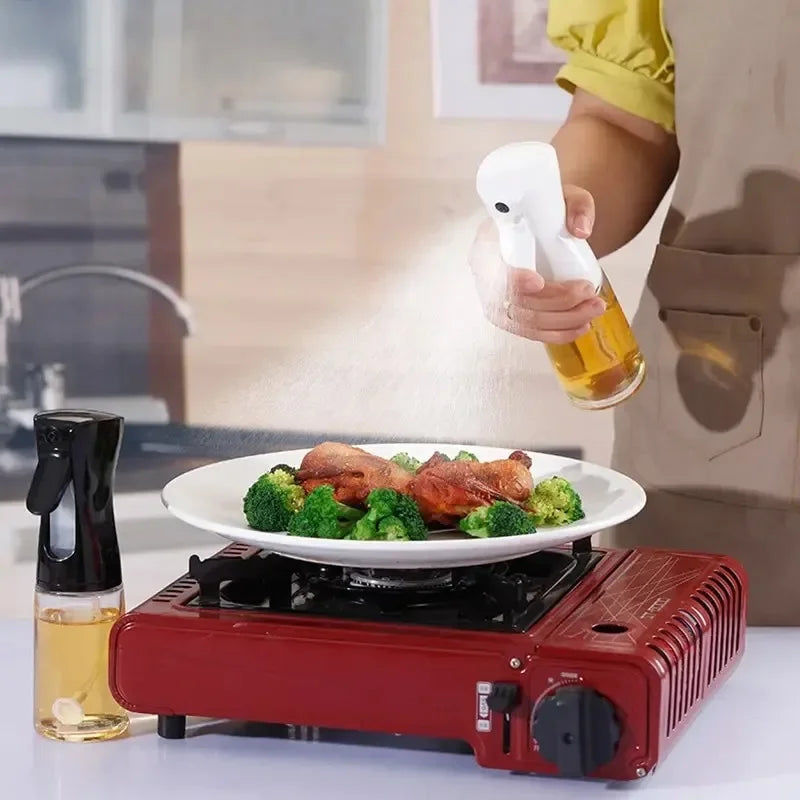 Elegant Oil Spray Dispenser – Refillable Kitchen Mist Bottle