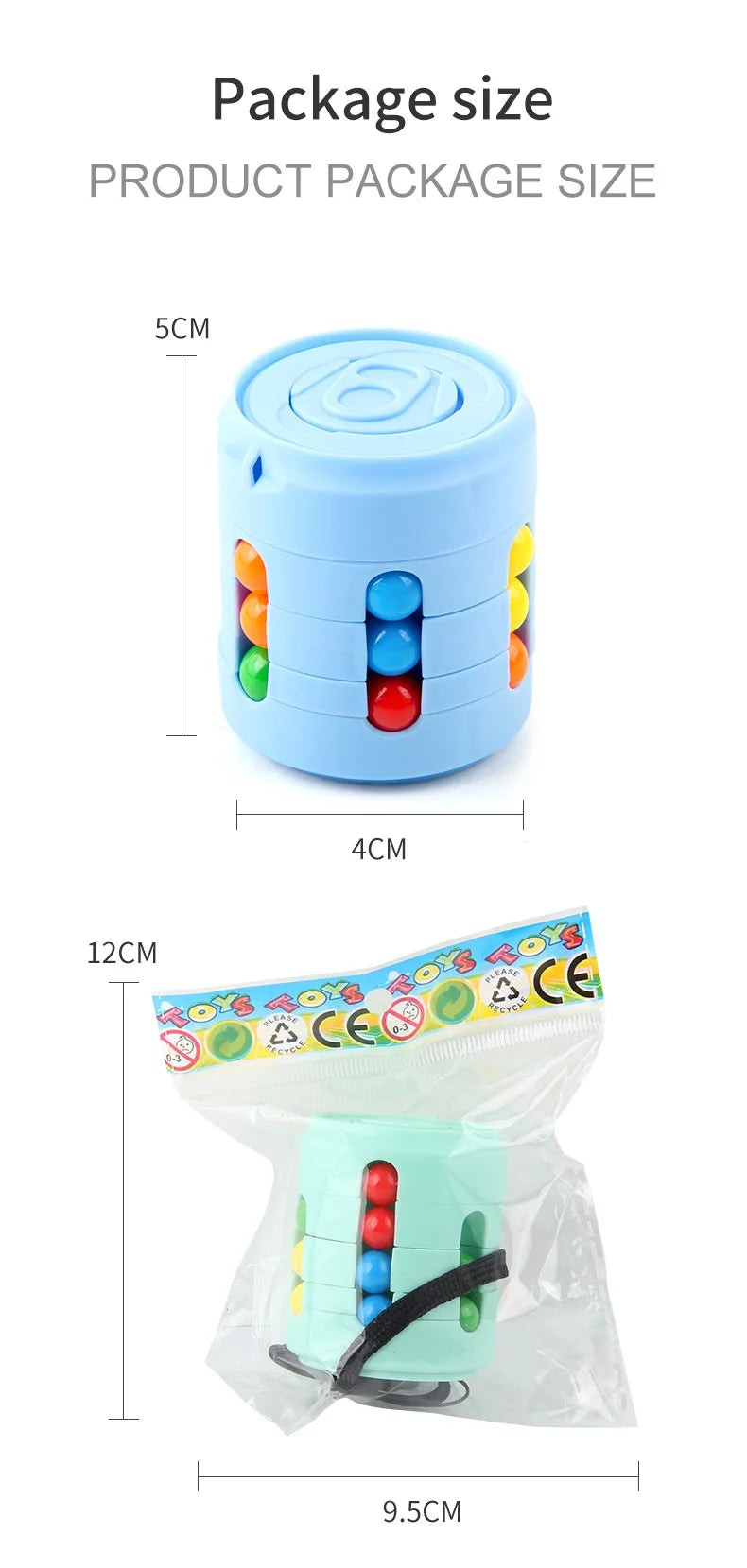 Magic Bean Fidget Spinner – Stress Relief Toy for Kids