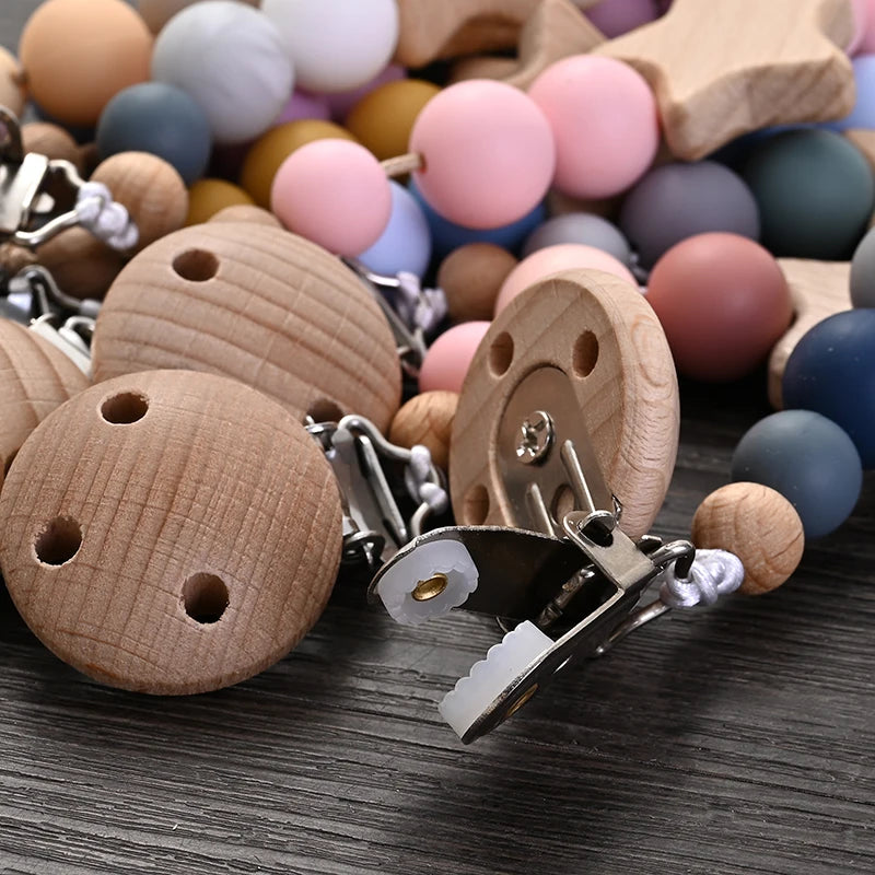 StarryWood Baby Pacifier Clip