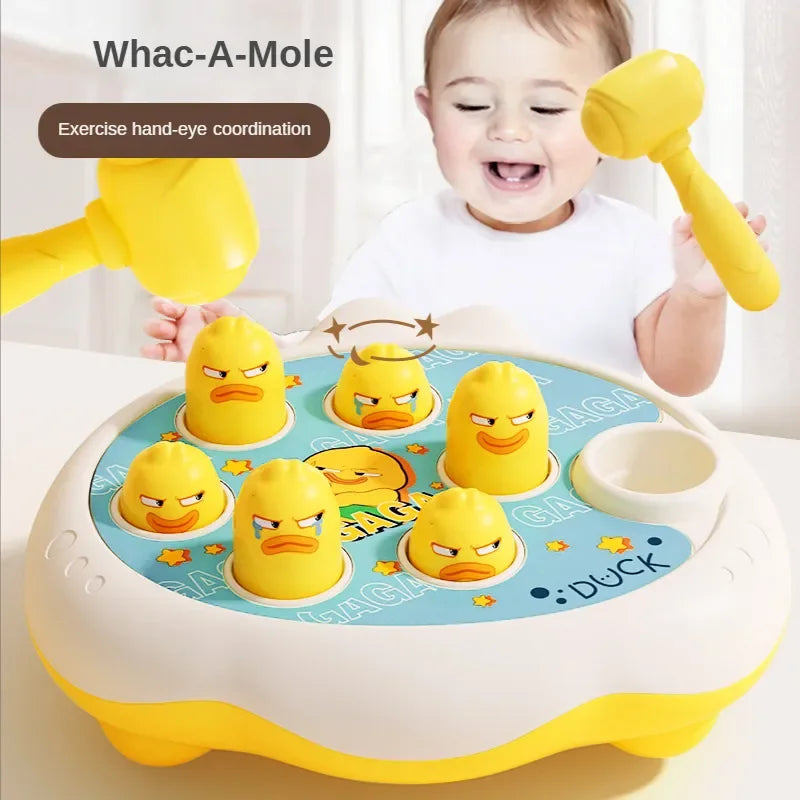 Montessori Knock Game – Cartoon Animal Whac-A-Mole