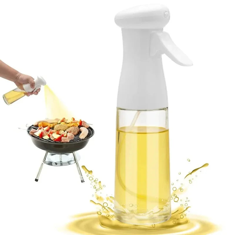 Elegant Oil Spray Dispenser – Refillable Kitchen Mist Bottle