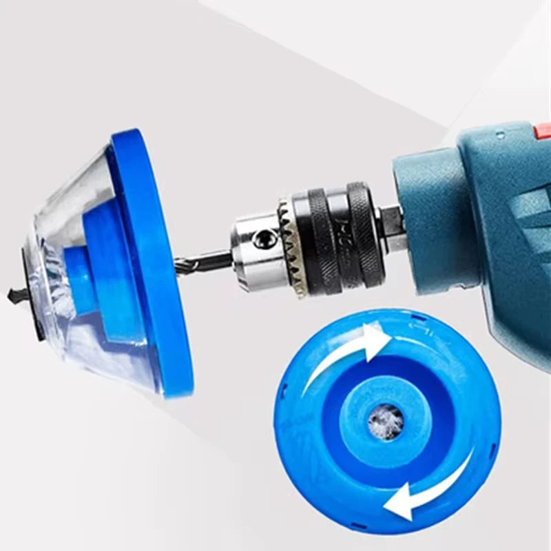 Electric Drill Dust Collector Cover – Universal Bowl-Shaped Dust Catcher (4–10mm Bi