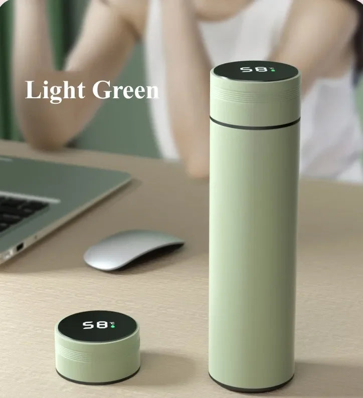 Sleek 500ML Smart Temperature Display Insulated Thermos Bottle