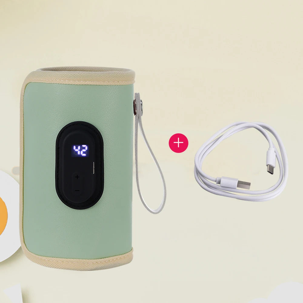 USB Baby Bottle Warmer – Portable & Adjustable Heating Sleeve