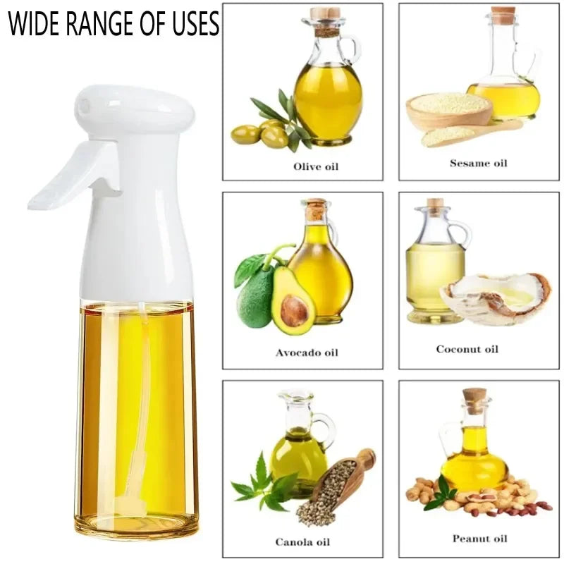 Elegant Oil Spray Dispenser – Refillable Kitchen Mist Bottle