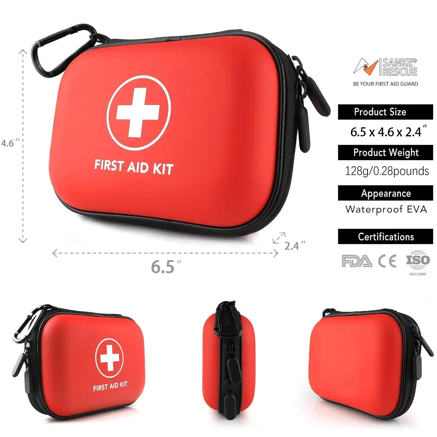 Small Waterproof First Aid Medical Storage Travel Bag