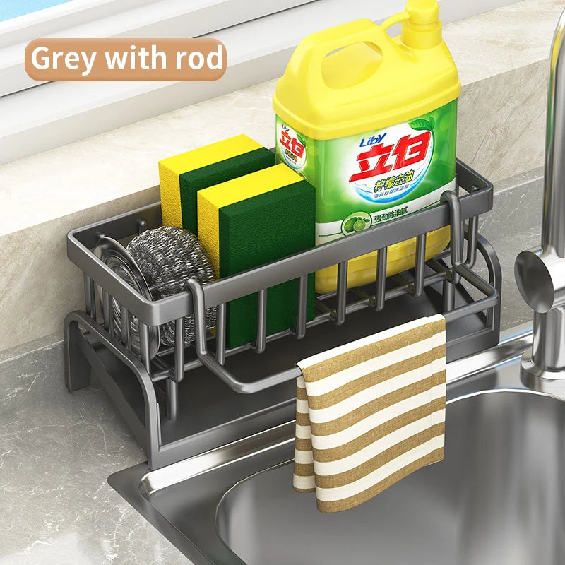 Multi-Purpose Sink Rack – Drain, Store, Organize Easily