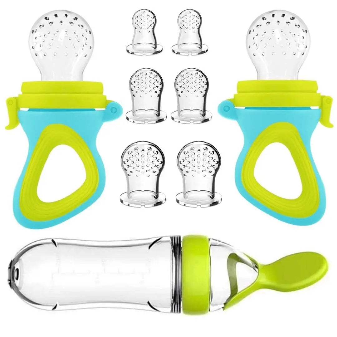 Silicone Baby Feeding Spoon Pacifier Training Bottle