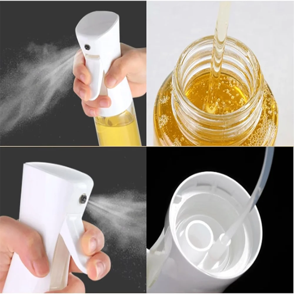 Elegant Oil Spray Dispenser – Refillable Kitchen Mist Bottle