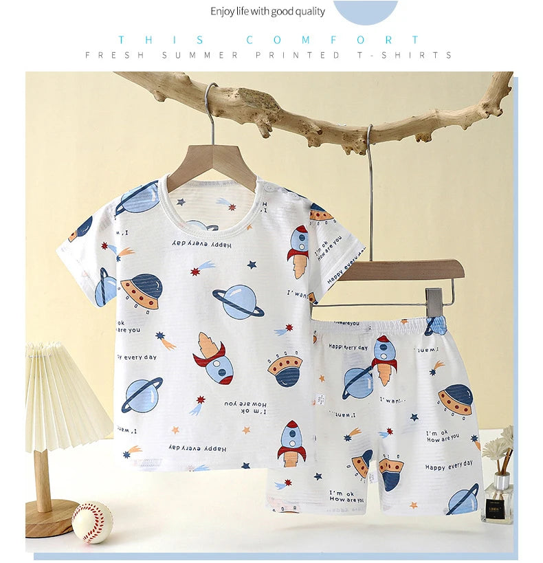 Soft Cotton Pajama and Playwear Set – Unisex
