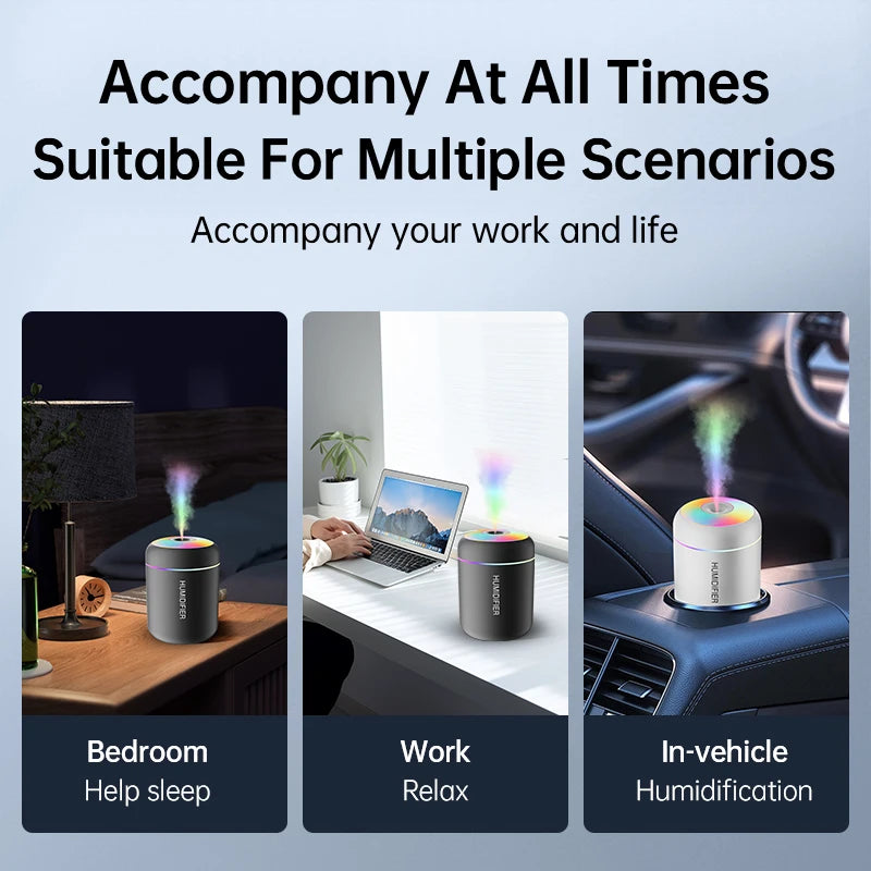 Mini USB Air Humidifier – Aromatherapy Mist Maker