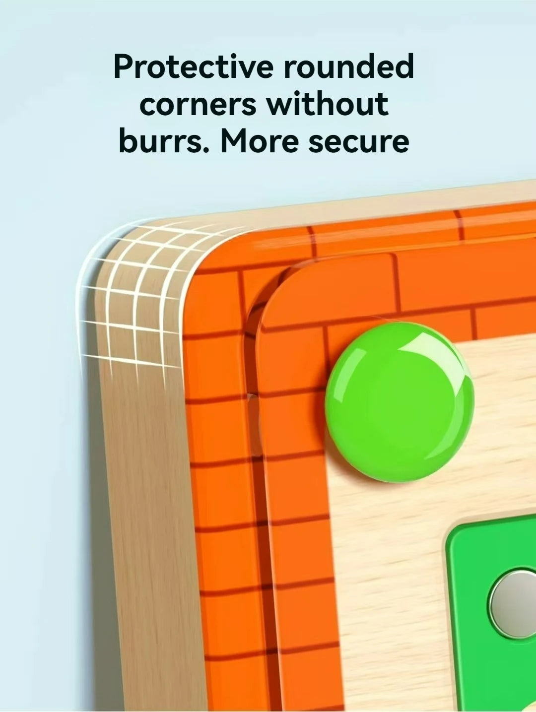 Magnetic Maze Ball Puzzle for Kids – Logic Training