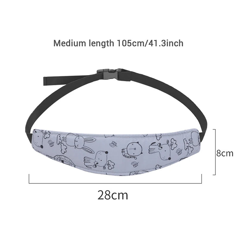 Adjustable Baby Car Seat Head Support Pillow