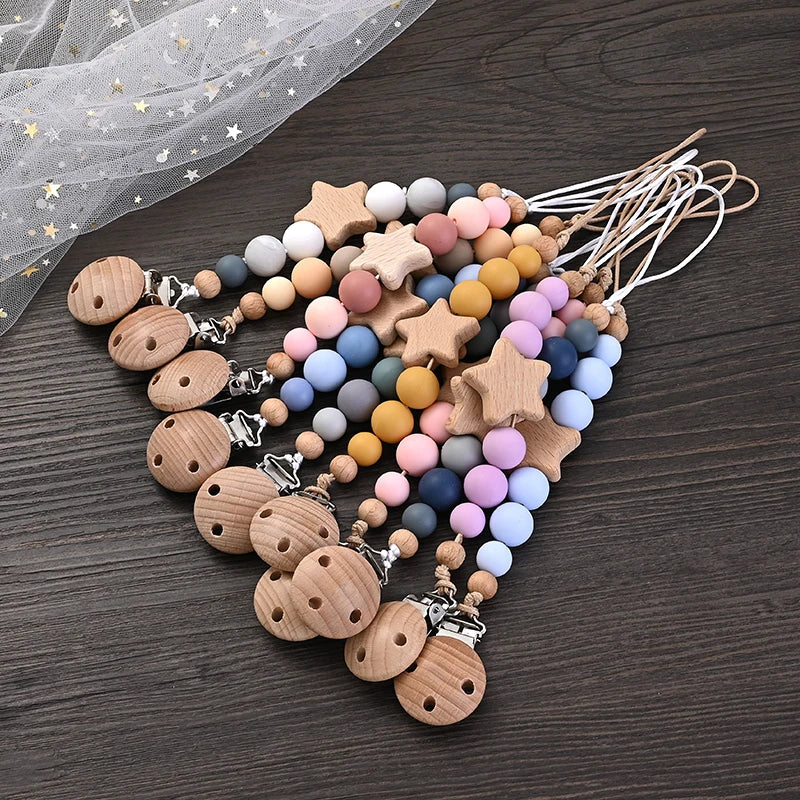 StarryWood Baby Pacifier Clip