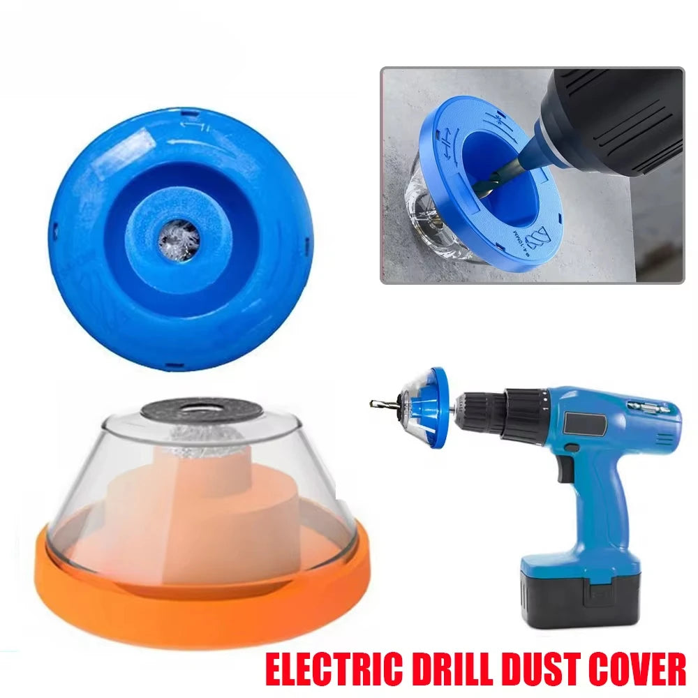 Electric Drill Dust Collector Cover – Universal Bowl-Shaped Dust Catcher (4–10mm Bi