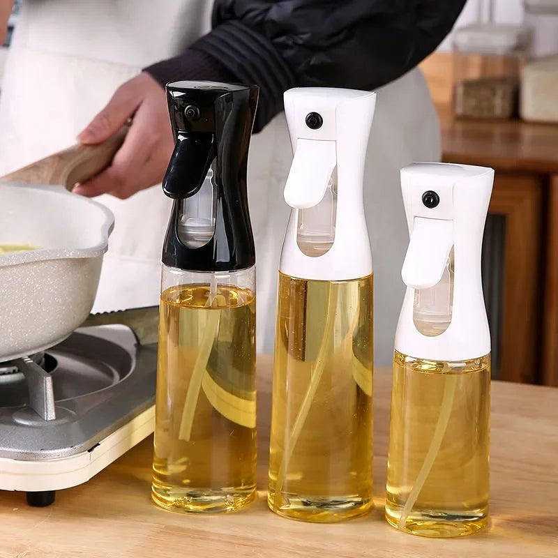 Elegant Oil Spray Dispenser – Refillable Kitchen Mist Bottle