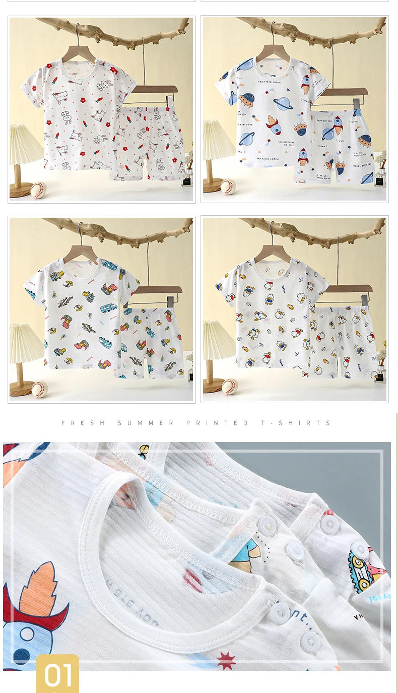 Soft Cotton Pajama and Playwear Set – Unisex