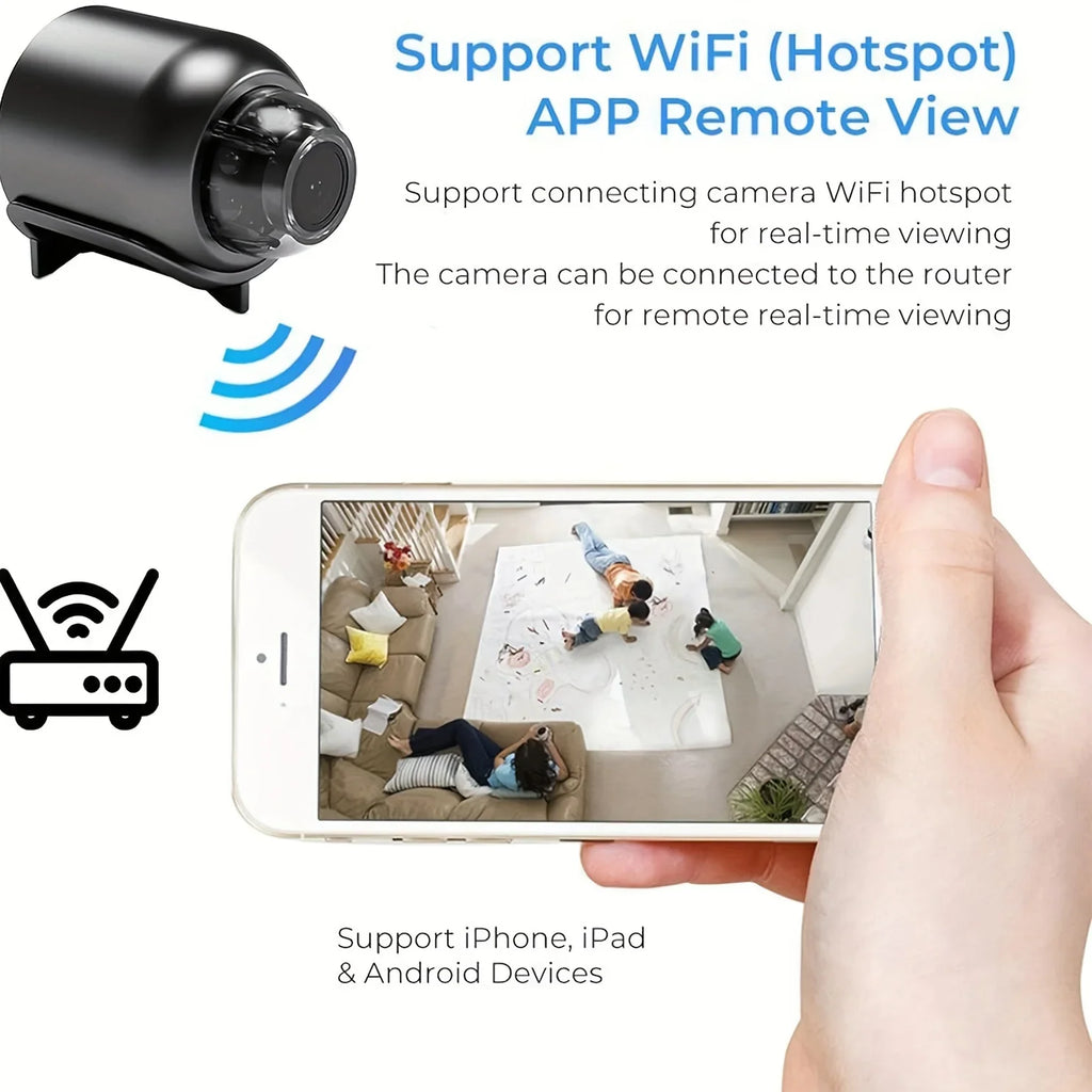 Mini WiFi HD Camera Baby Monitor Night Vision