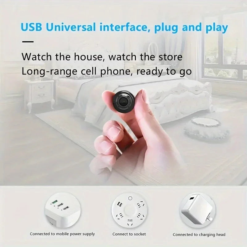 Mini WiFi HD Camera Baby Monitor Night Vision