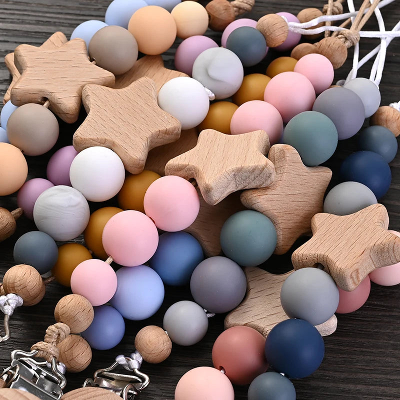 StarryWood Baby Pacifier Clip
