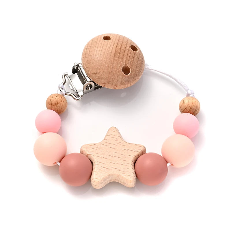 StarryWood Baby Pacifier Clip
