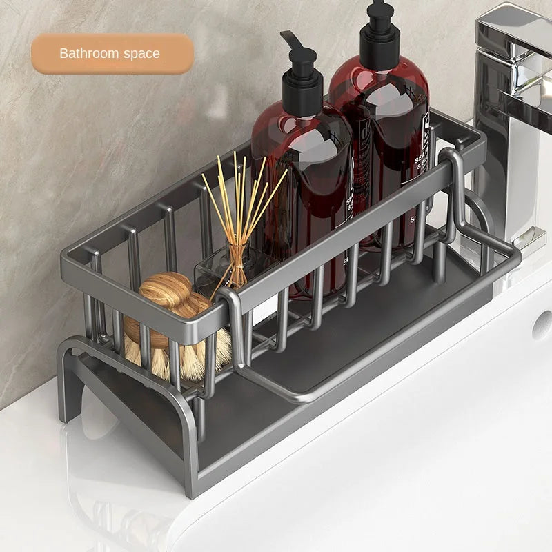 Multi-Purpose Sink Rack – Drain, Store, Organize Easily