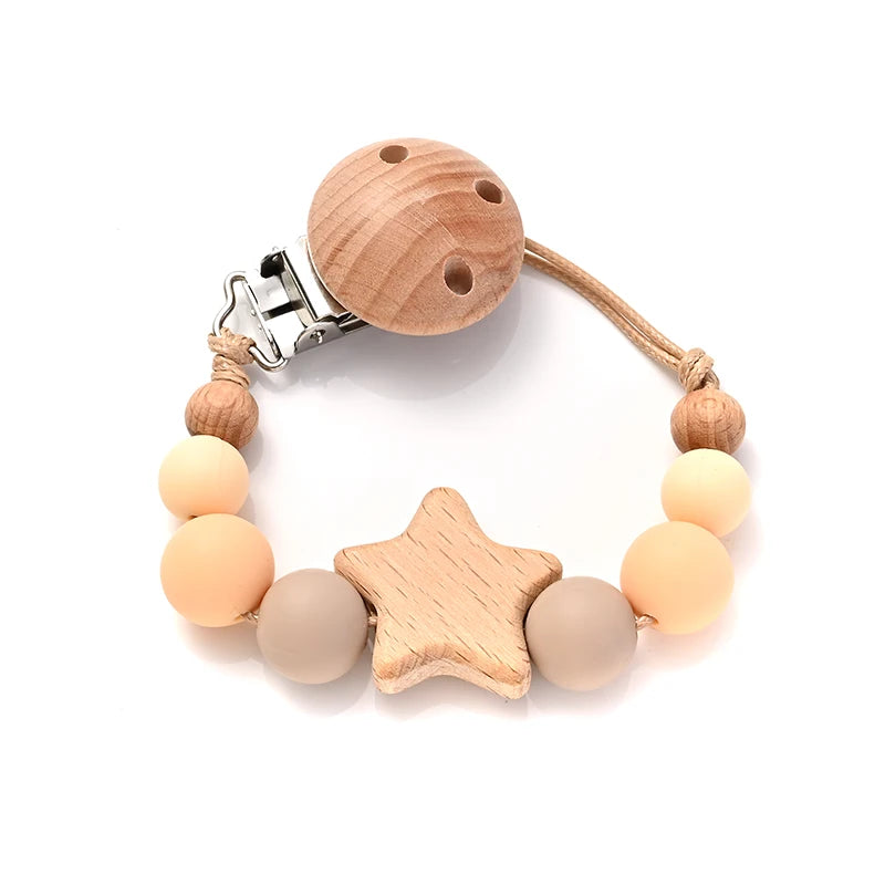 StarryWood Baby Pacifier Clip
