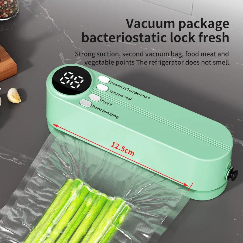 Portable USB Rechargeable Mini Vacuum Sealer with Bags