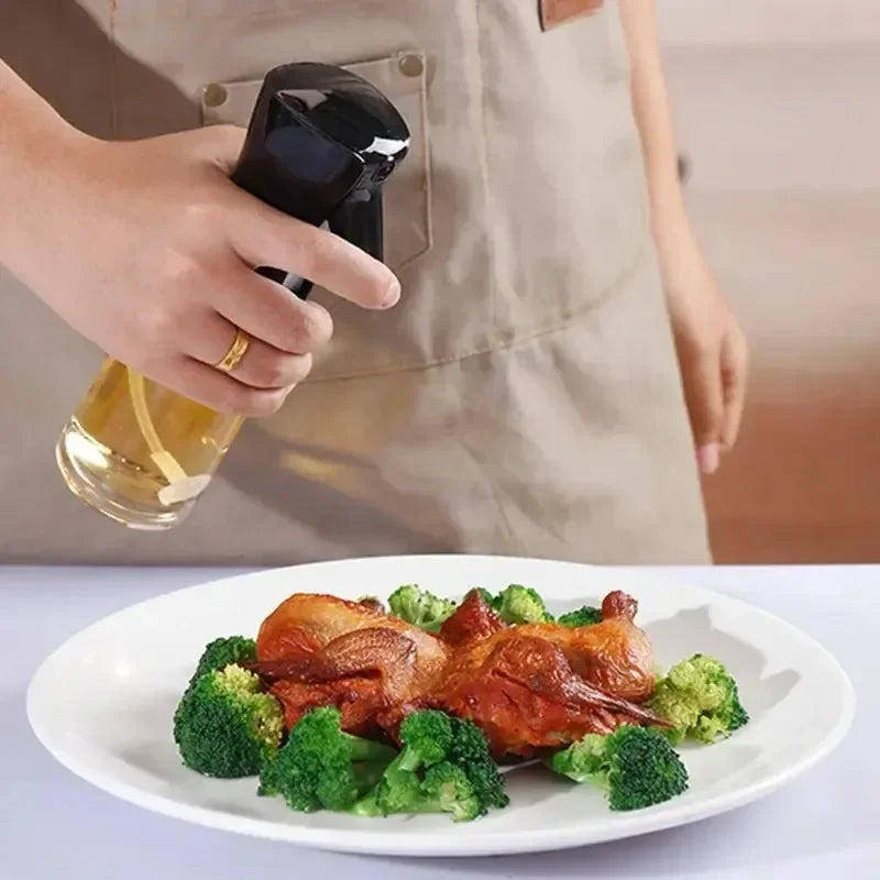 Elegant Oil Spray Dispenser – Refillable Kitchen Mist Bottle
