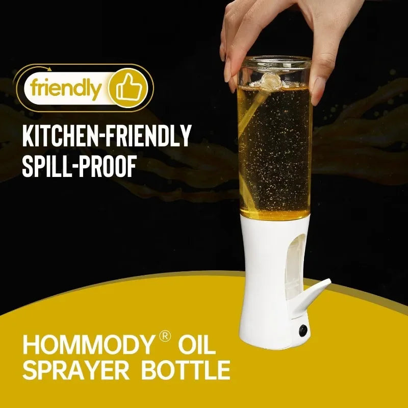 Elegant Oil Spray Dispenser – Refillable Kitchen Mist Bottle