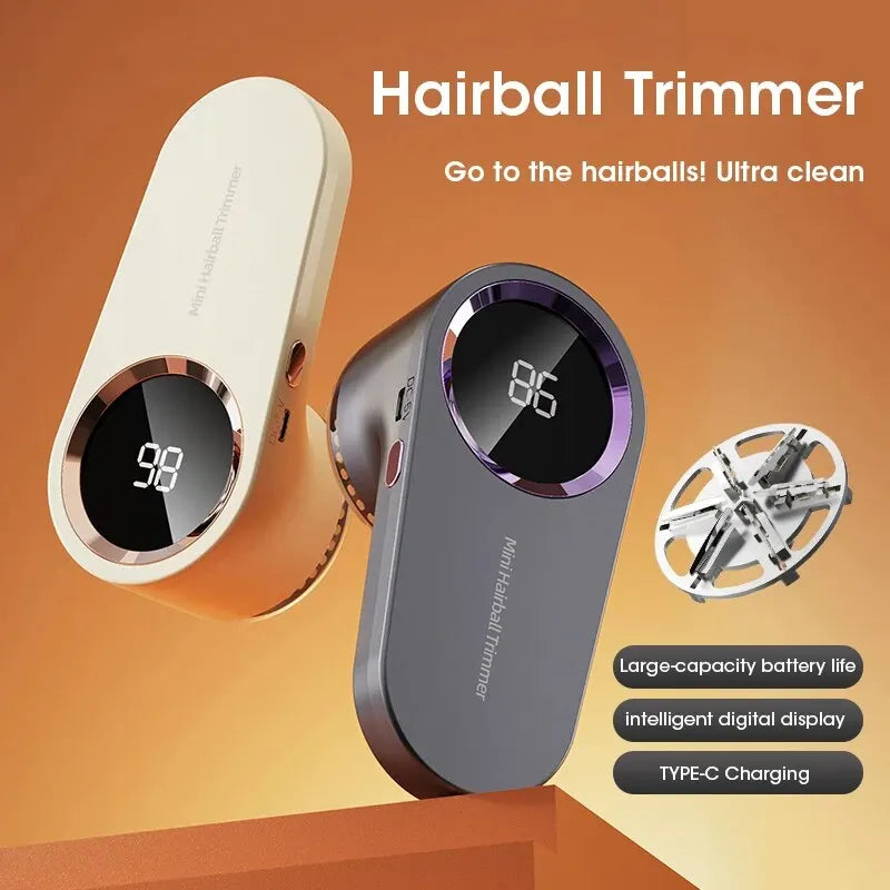 USB Rechargeable Fabric Shaver with LED Display – Safe & Powerful
