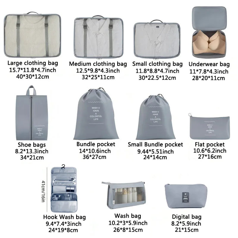 Premium Travel Organizer Set