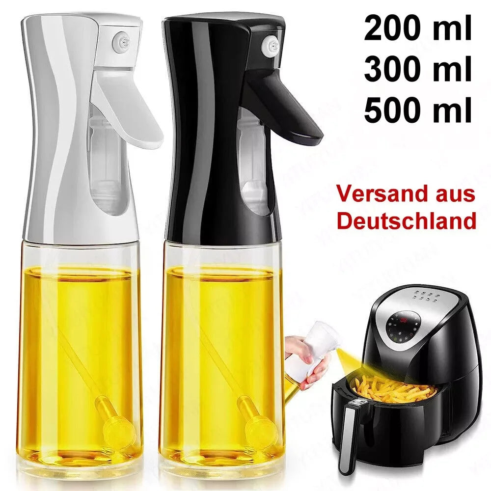Elegant Oil Spray Dispenser – Refillable Kitchen Mist Bottle