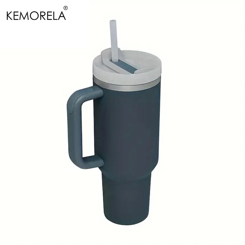 Fantastic 30/40oz Stainless Steel Tumbler with Handle, Lid & Straw