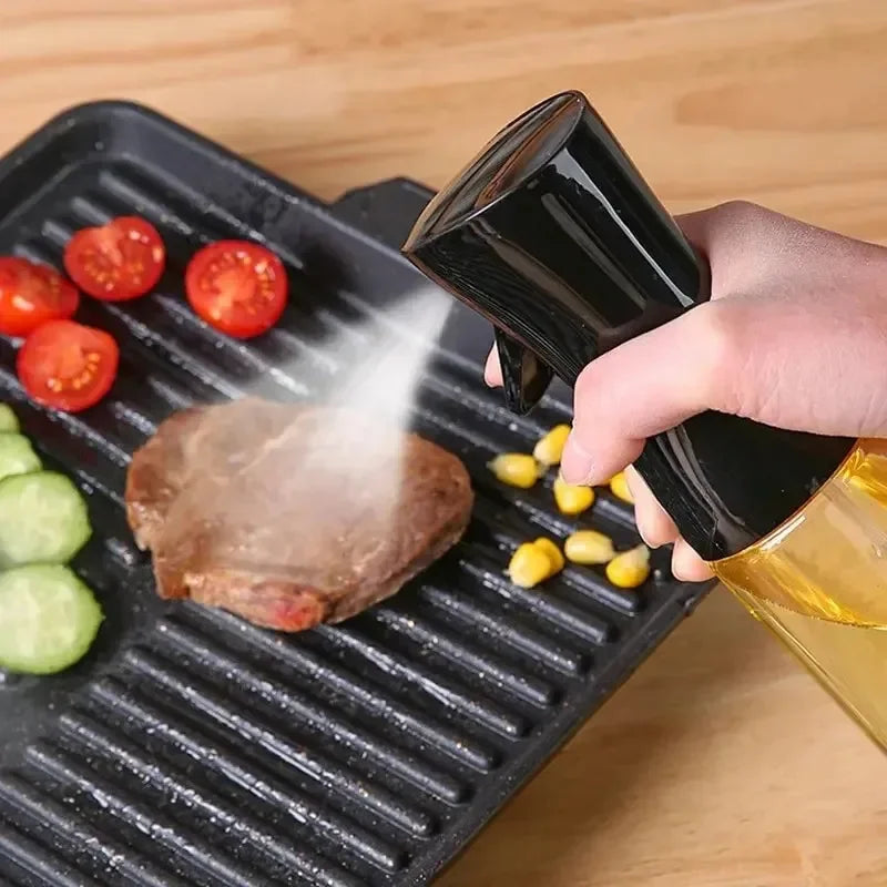 Elegant Oil Spray Dispenser – Refillable Kitchen Mist Bottle