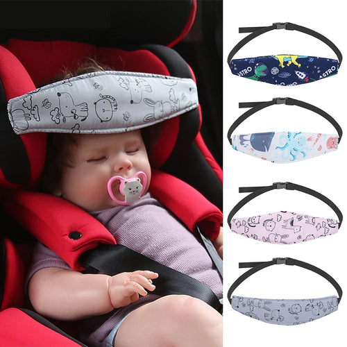 Adjustable Baby Car Seat Head Support Pillow