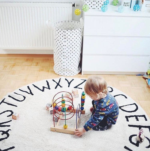 26-letter Round Floor Mat Children's Play Mat Account