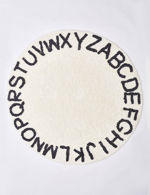 26-letter Round Floor Mat Children's Play Mat Account